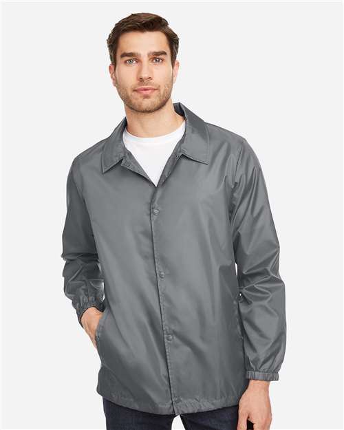 Team 365 TT75, Unisex Zone Protect Coaches Jacket, Sport Graphite
