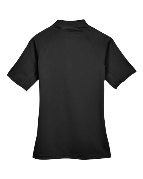 Harriton M211W, Women's Advantage Tactical Polo, Black