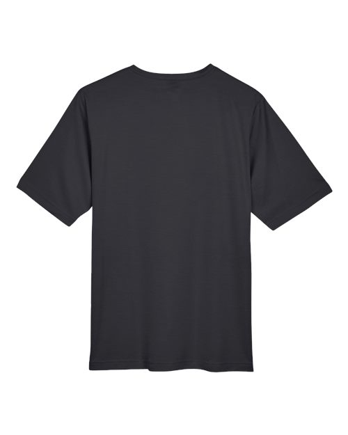 Team 365 TT11H, Men's Sonic Heather Performance T-shirt, Black Heather