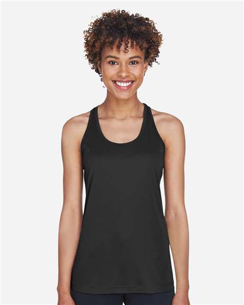 Team 365 TT11WRC, Women's Zone Performance Racerback Tank, Black