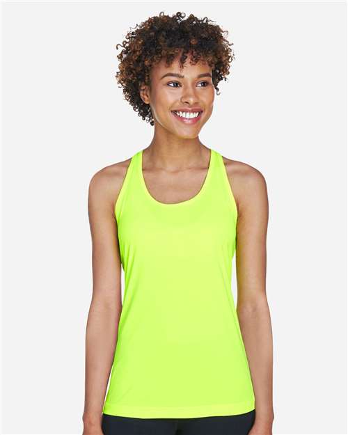 Team 365 TT11WRC, Women's Zone Performance Racerback Tank, Safety Yellow