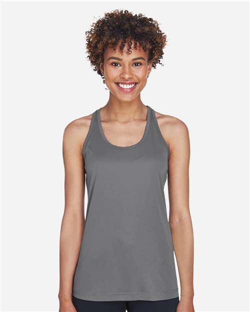 Team 365 TT11WRC, Women's Zone Performance Racerback Tank, Sport Graphite