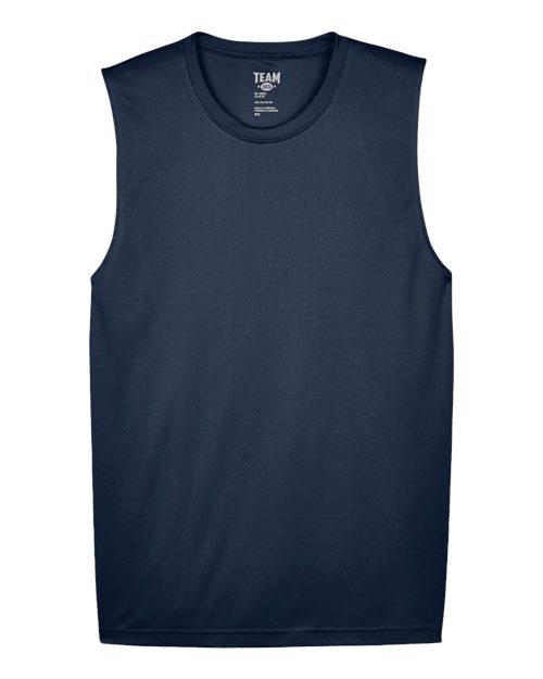 Team 365 TT11M, Men's Zone Performance Muscle T-shirt, Sport Dark Navy