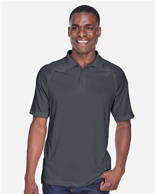 Harriton M211, Men's Advantage Tactical Performance Polo, Dark Charcoal