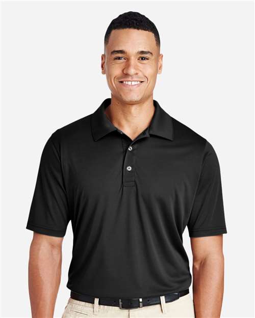 Team 365 TT51, Men's Zone Performance Polo, Black