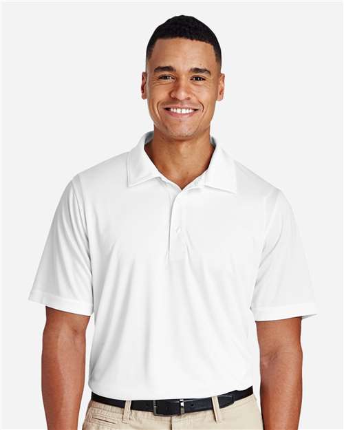 Team 365 TT51, Men's Zone Performance Polo, White