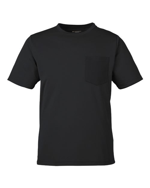 Harriton M118, Unisex Charge Snag And Soil Protect T-shirt, Black