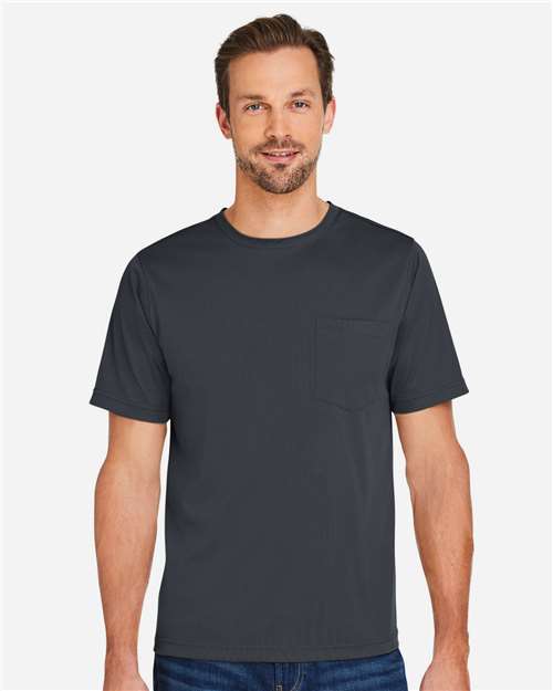Harriton M118, Unisex Charge Snag And Soil Protect T-shirt, Dark Charcoal