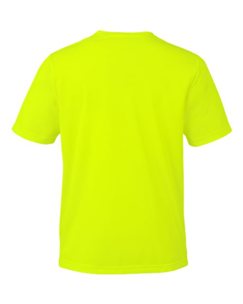 Harriton M118, Unisex Charge Snag And Soil Protect T-shirt, Safety Yellow