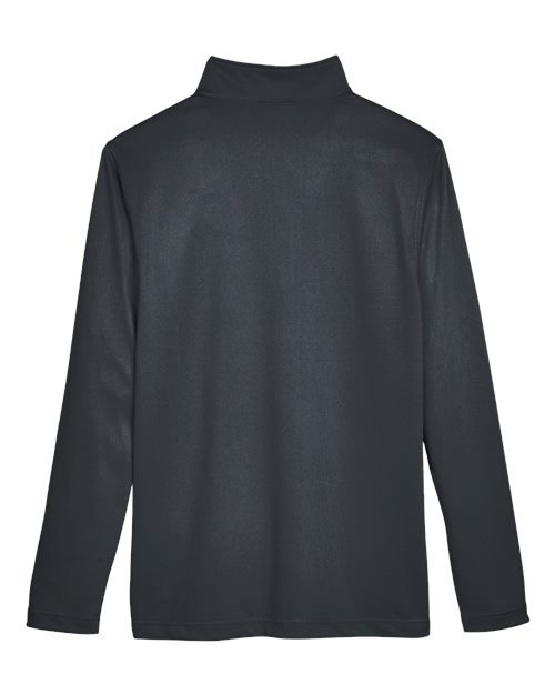Harriton M748, Men's Advantage Snag Protection Plus Quarter-zip Pullover, Dark Charcoal
