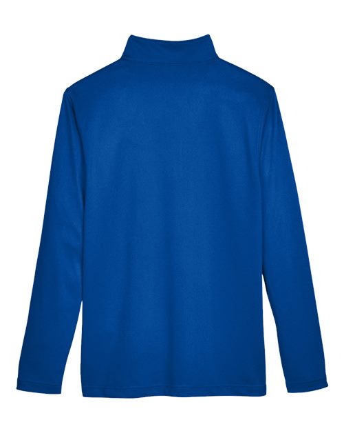 Harriton M748, Men's Advantage Snag Protection Plus Quarter-zip Pullover, True Royal