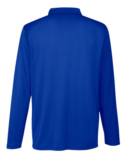 Team 365 TT51L, Men's Zone Performance Long Sleeve Polo, Sport Royal