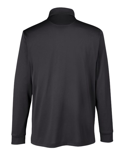 Harriton M348L, Men's Advantage Snag Protection Plus Il Long Sleeve Polo, Dark Charcoal