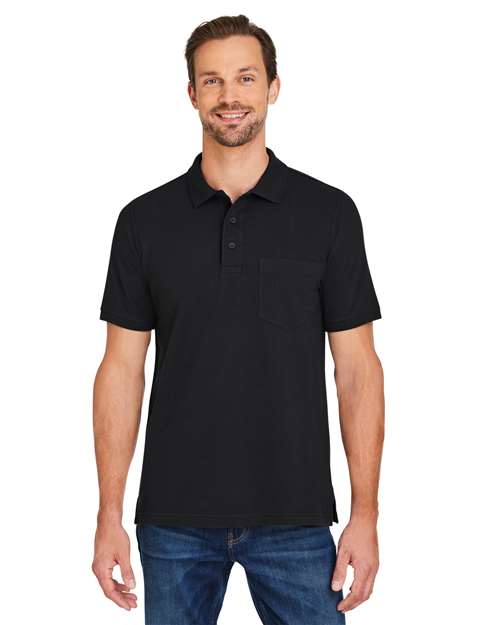 Men's Valiant Cotton Snag Protect Pocket Polo - - 13921 Black 194B9 6-6.9 oz AB Exclusive Brands CA New ab Cotton - 100% Explore Industrial & Workwear Explore Industrial & Workwear - In the Field Harriton M205P Mens & Unisex New AB Pique Pockets Polos Polos & Knits Short Sleeves Snag Resistant Sport Shirts Tops