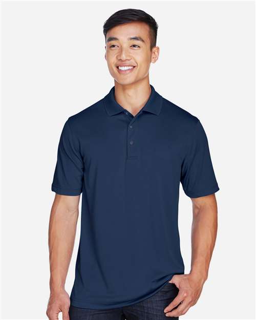 Harriton M345, Men's Advantage Snag Protection Plus Il Snap Placket Polo, Dark Navy