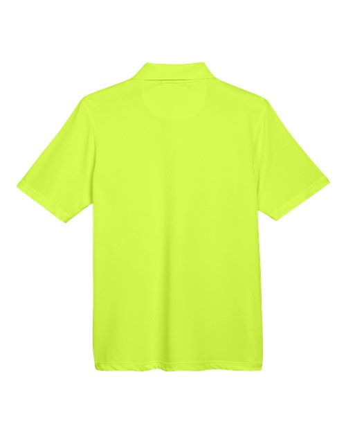 Harriton M345, Men's Advantage Snag Protection Plus Il Snap Placket Polo, Safety Yellow