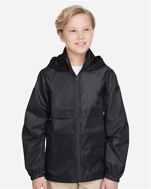Team 365 TT73Y, Youth Zone Protect Lightweight Jacket, Black
