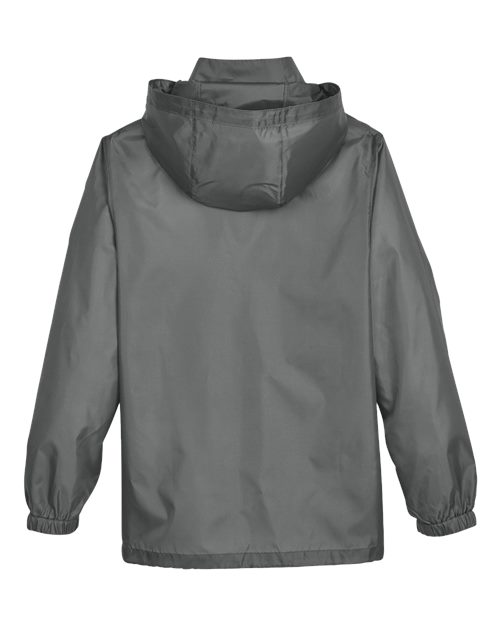 Team 365 TT73Y, Youth Zone Protect Lightweight Jacket, Sport Graphite