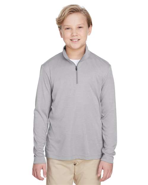 Youth Zone Sonic Heather Performance Quarter-Zip Pullolver - - 13929 Athletic Heather 3-3.9 oz 703D9 AB Exclusive Brands Activewear Back to School 2025 CA CA New ab Explore School & Team - Back to School Explore School & Team - K-12 Explore School & Teams Long Sleeves Moisture-Management New AB Performance Polos & Knits Polyester - 100% Pullovers Quarter-Zips S&S Exclusive Brands Sun/UV Protection Team 365 Tops TT31HY Youth Zips