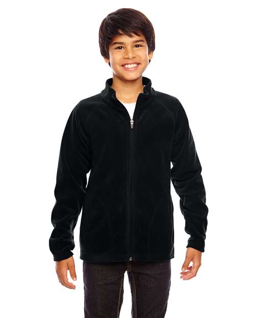 Youth Campus Microfleece Jacket - - 13944 Black 754D9 AB Exclusive Brands Activewear CA New ab Explore Resort & Gift Explore Resort & Gift Gift Shops Explore Resort & Gift Shops Fall & Winter Full-Zips Jackets New AB Outerwear S&S Deep Deals S&S Exclusive Brands Team 365 TT90Y Youth Zips