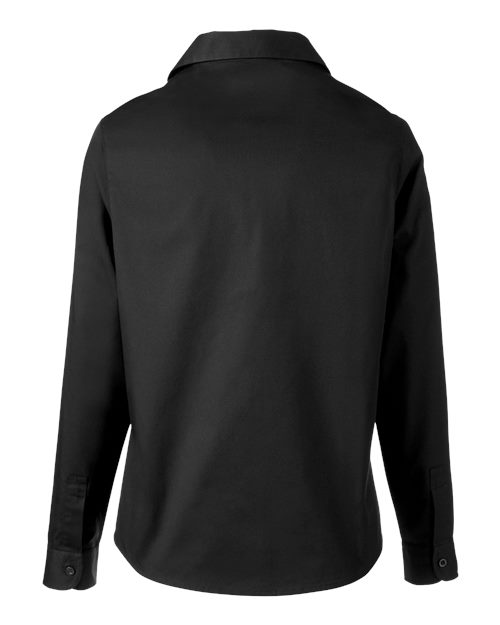 Harriton M585LW, Women's Advantage Il Workshirt, Black