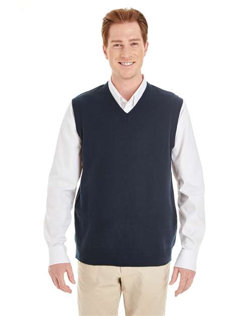 Men's Pilbloc™ V-Neck Sweater Vest - - 13947 Dark Navy 11-11.9 oz 229B9 AB Exclusive Brands CA New ab Explore Fitness & Wellness Explore Fitness & Wellness Health Professional Explore Fitness & Wellness Health Wellbeing Harriton M415 Mens & Unisex New AB S&S Exclusive Brands Sleeveless Sweaters Tops V-Neck Vests Wovens Wovens & Dress Shirts