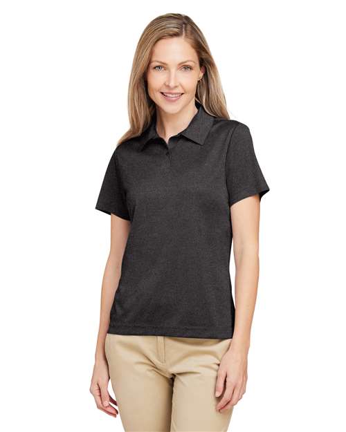Women's Zone Sonic Heather Performance Polo - - 13952 Black Heather 2025 Polo Guide 2025 Polo Guide Promos & Events 2025 Polo Guide Promos & Events - Event Merch 3-3.9 oz 718D9 AB Exclusive Brands Activewear CA New ab Moisture-Management New AB Performance Polos Polos & Knits Polyester - 100% S&S Exclusive Brands Short Sleeves Spiritwear Sport Shirts Sun/UV Protection Team 365 Tops TT51HW Womens