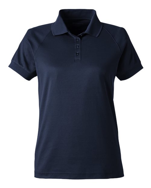 Harriton M208W, Women's Charge Snag And Soil Protect Polo, Dark Navy