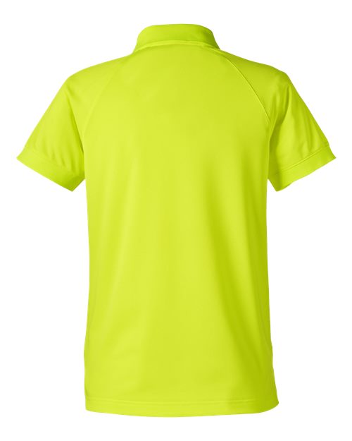 Harriton M208W, Women's Charge Snag And Soil Protect Polo, Safety Yellow