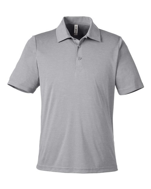 Team 365 TT51H, Men's Zone Sonic Heather Performance Polo, Athletic Heather