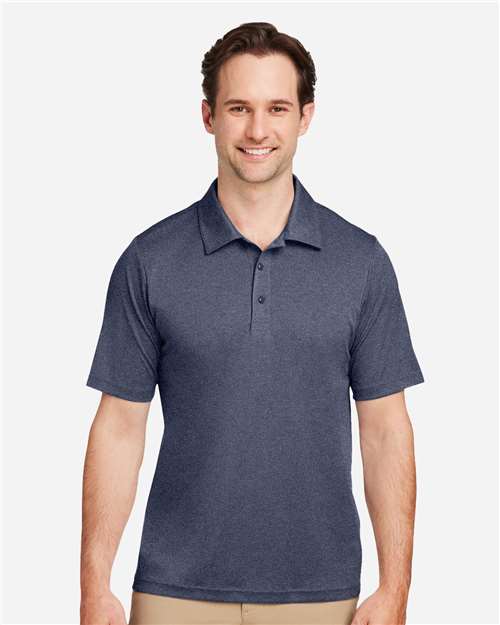 Team 365 TT51H, Men's Zone Sonic Heather Performance Polo, Sport Dark Navy Heather