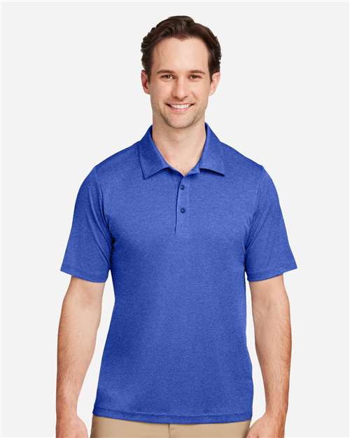 Team 365 TT51H, Men's Zone Sonic Heather Performance Polo, Sport Royal Heather
