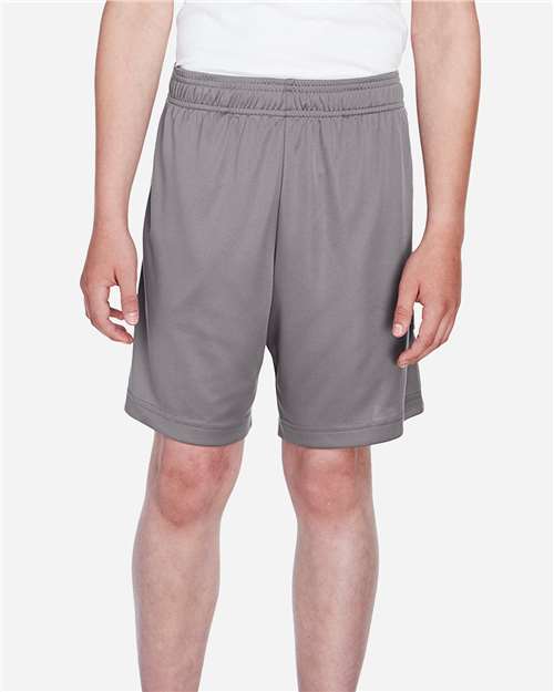 Team 365 TT11SHY, Youth Zone Performance Shorts, Sport Graphite