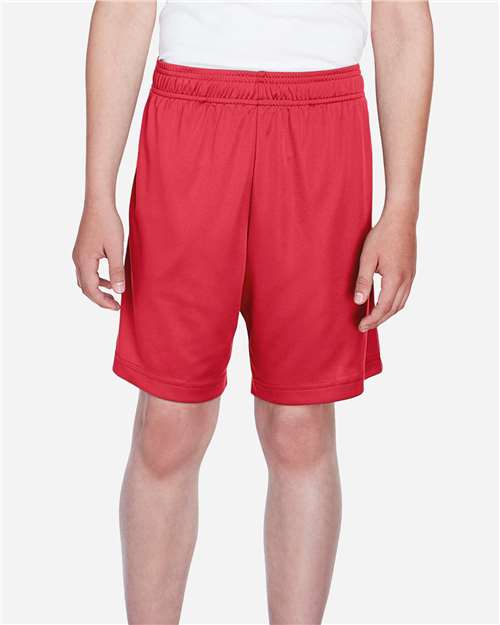 Team 365 TT11SHY, Youth Zone Performance Shorts, Sport Red