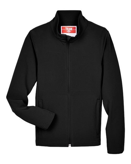 Team 365 TT80Y, Youth Leader Soft Shell Jacket, Black