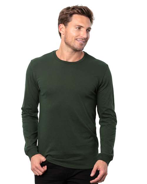 Unisex Epic Long Sleeve T-Shirt - - 13991 Forest Green 4-4.9 oz 817E0 CA New ab Cotton - 100% Crewneck Long Sleeves Mens & Unisex New AB Preshrunk Sustainable Materials Sustainable Styles T-Shirts T-Shirts - Long Sleeve T3000 Threadfast Apparel Tops