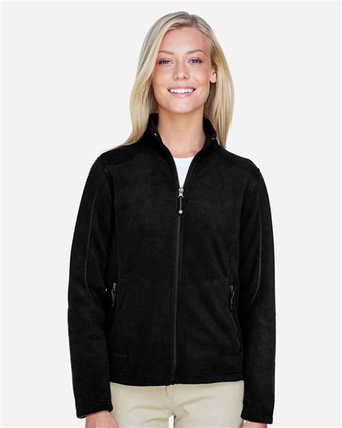 Women's Voyage Fleece Jacket - - 14023 Black 113D3 78172 AB Exclusive Brands CA New ab Full-Zips Jackets New AB North End Outerwear Performance S&S Deep Deals Womens Zips