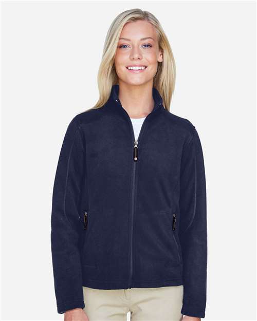 Women's Voyage Fleece Jacket - - 14023 Classic Navy 113D3 78172 AB Exclusive Brands CA New ab Full-Zips Jackets New AB North End Outerwear Performance S&S Deep Deals Womens Zips