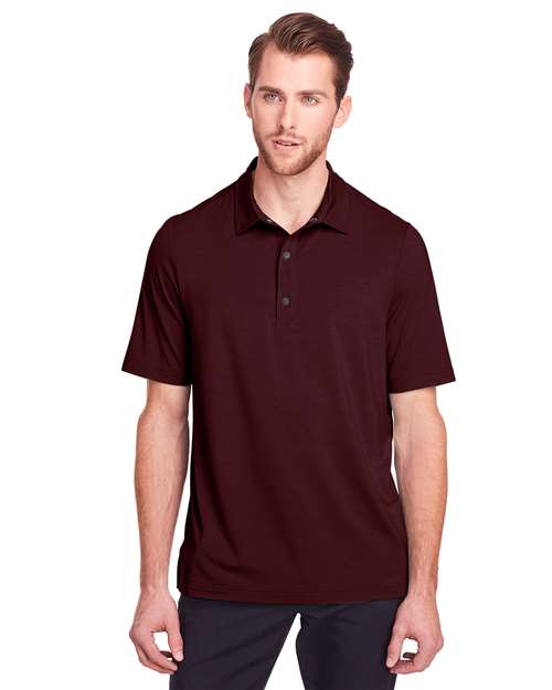 Men's JAQ Snap-Up Stretch Performance Polo - - 14032