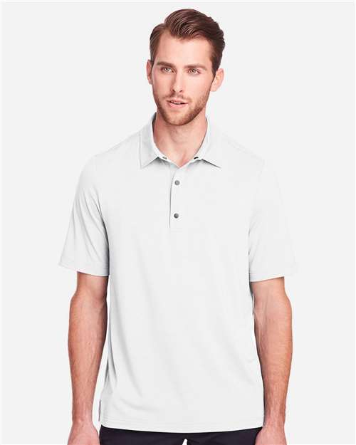 Men's JAQ Snap-Up Stretch Performance Polo - - 14032