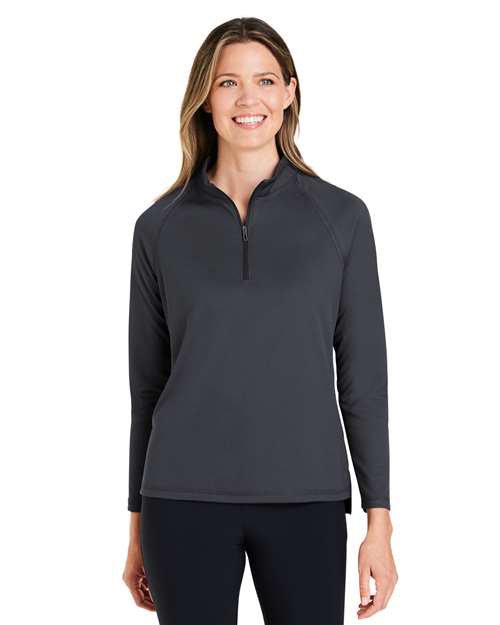 Women's Revive Coolcore® Quarter-Zip Pullover - - 14062 Carbon 175D3 4-4.9 oz AB Exclusive Brands Activewear Back to School 2025 CA CA New ab Long Sleeves Moisture-Management NE410W New AB North End Performance Polyester - 100% Pullovers Quarter-Zips Recycled Sun/UV Protection Sustainable Manufacturing Sustainable Materials Sustainable Styles Tops Womens Zips