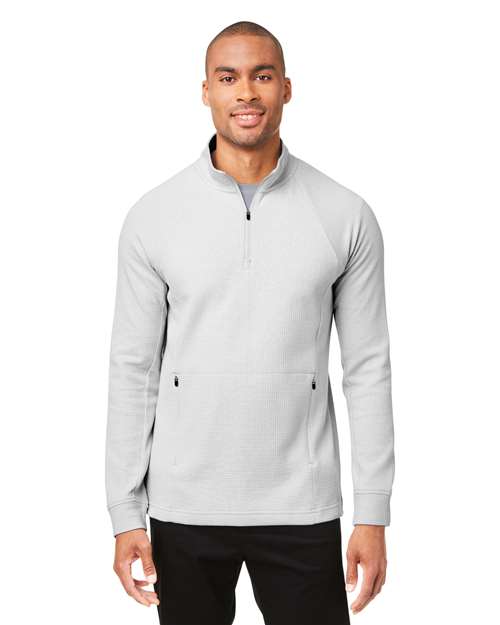 Men's Rhythm Waffle Quarter-Zip Pullover - - 14080