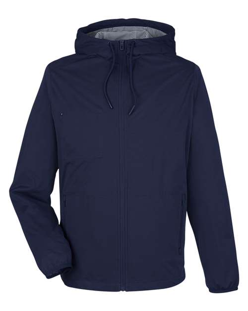 North End NE75, Men's Network Lightweight Jacket, Classic Navy Heather