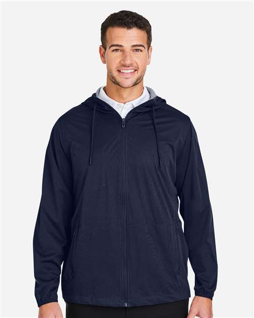 North End NE75, Men's Network Lightweight Jacket, Classic Navy Heather