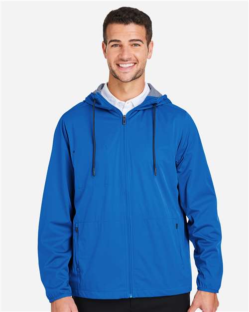 North End NE75, Men's Network Lightweight Jacket, Light Nautical Blue Heather