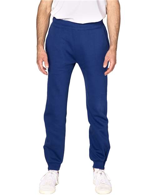 Unisex Ultimate Sweatpants - - 14104 Navy 320P 790E0 8-8.9 oz Bottoms CA New ab Classic & Joggers Cotton Drawstring Fleece Mens & Unisex New AB Pants Pockets Polyester Recycled Sustainable Manufacturing Sustainable Materials Sustainable Styles Sweatpants the edit fall fleece 2025 Threadfast Apparel