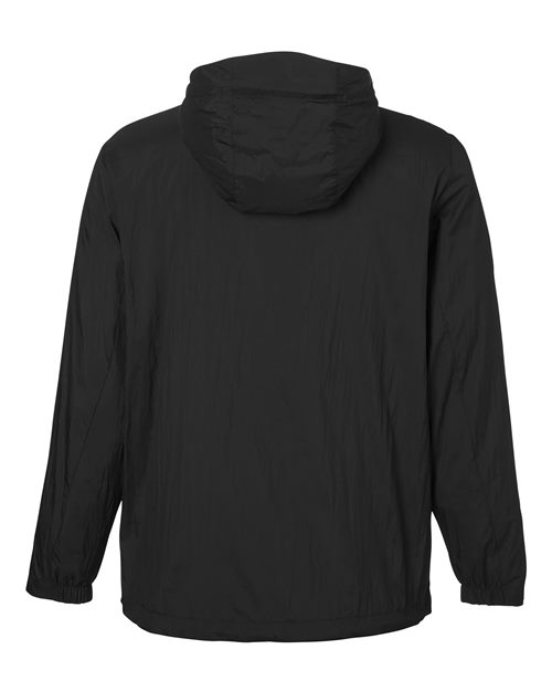 North End NE810, Men's Aura Lightweight Packable Anorak, Black/ Carbon
