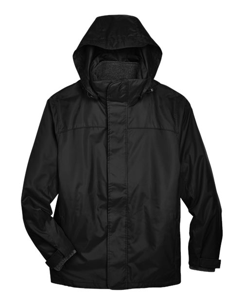 North End 88130, Men's 3-in-1 Insulated Jacket, Black