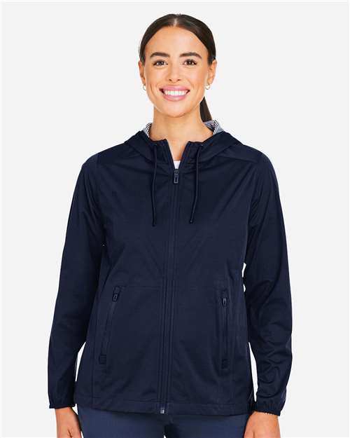 North End NE75W, Women's Network Lightweight Jacket, Classic Navy Heather