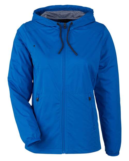 North End NE75W, Women's Network Lightweight Jacket, Light Nautical Blue Heather